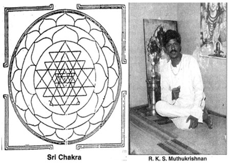 Indian mystic R. K. S. Muthukrishnan has found new uses for the Sri Chakra, an 8th century tantrik yantra or occult device